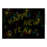 Happy new year greeting card