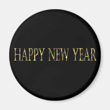 happy new year magnets