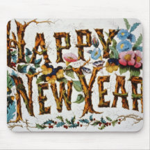 Happy New Year Mouse Mats