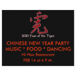 Happy New Year of the Tiger 2010 flyers
