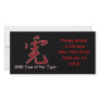 Happy New Year of the Tiger 2010 Personalized Photo Card