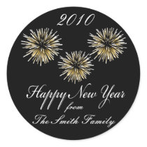 Happy New Year - Personalised Sticker Labels