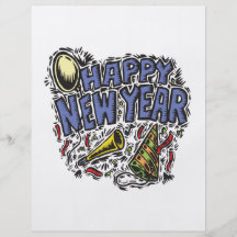 Happy New Year Personalized Flyer
