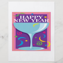 Happy New Year Toast Flyer