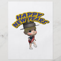 Happy New Years Baby Flyer Design