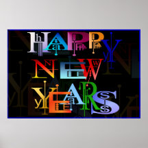 Happy New Years-Posters