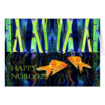 Happy Norooz, Goldfish Swimming Cards