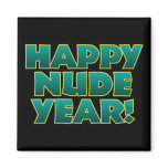 Happy Nude Year Magnet