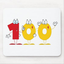 Happy Number 100 Mousepads