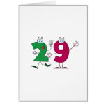Happy Number 29 Greeting Cards