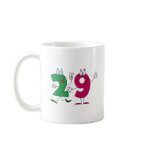 Happy Number 29 Mugs