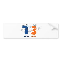 Happy Number 73 Bumper Stickers
