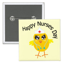 Happy Nurses Day Pinback Button