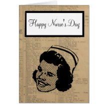 Happy Nurses Day with nurse carrying on tradition Greeting Card