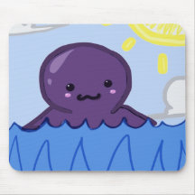 Happy Octopi Mousepad