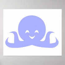 Happy Octopus Poster