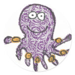 Happy Octopus Sticker