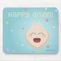Happy Onion Mousepad