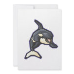happy orca killer whale invitations
