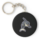 happy orca killer whale keychains