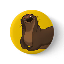 Happy Otter Button