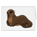 Happy Otter Card (Blank Inside)