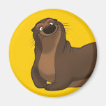 Happy Otter Magnet