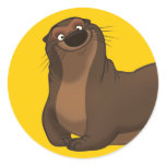 Happy Otter Stickers