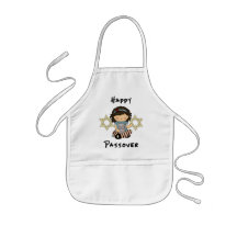 Happy Passover Girl Aprons