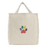"Happy Paws" embroidered bags
