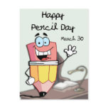 Happy Pencil Day March 30 postcards