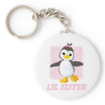 Happy Penguin Little Sister Key Chain