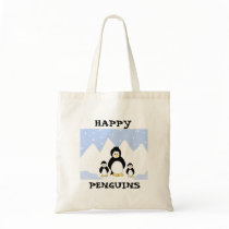 Happy Penguins Tote Bag