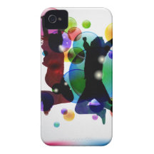 Happy People iPhone 4 Case-Mate Case