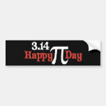 Happy Pi Day 3.14 - March 14th Bumper Stickers