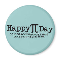 Happy Pi Day Magnets