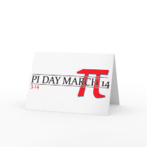 Happy Pi Day March 14 Cards