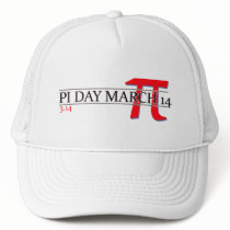 Happy Pi Day March 14 Mesh Hats