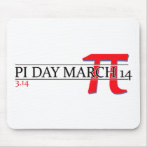 Happy Pi Day March 14 Mouse Pads