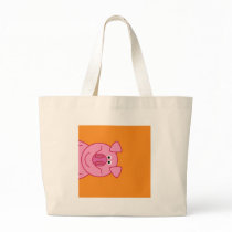 HAPPY PIG TOTE BAGS