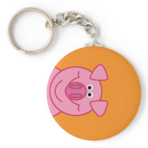 HAPPY PIG KEYCHAIN