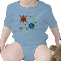 Happy Planets and Space T-shirt