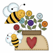 happy pollination acrylic cut outs