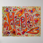 Happy Poster Print