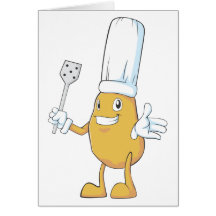 Happy Potato Chef Card