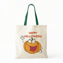 Happy Pumpkin Day Greetings for Halloween bags