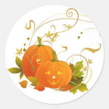 Happy Pumpkins Stickers