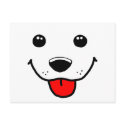 Happy Puppy Face postcards