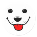 Happy Puppy Face stickers