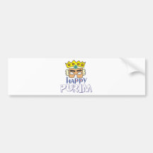 Happy Purim Bumper Stickers